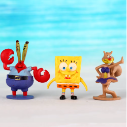 Figuras de Bob Esponja de 8 piezas