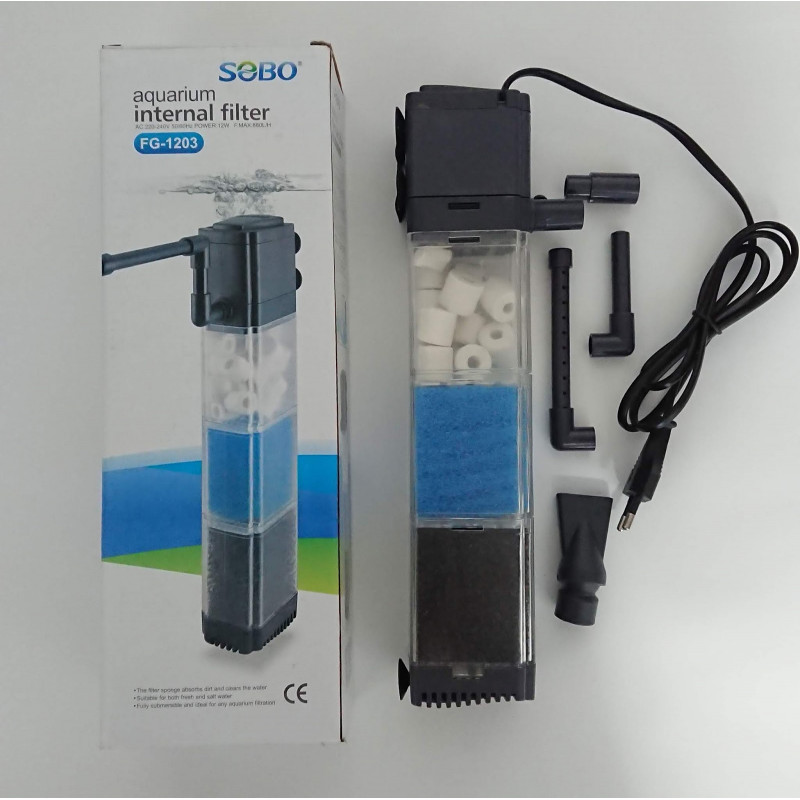 Filtro interno SOBO 3 módulos 1500 L/h