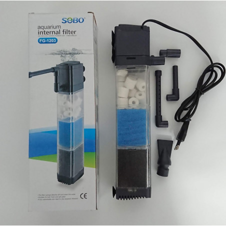 Filtro interno SOBO 3 módulos 1500 L/h