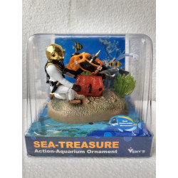 Adorno Buzo + cofre del tesoro x 1